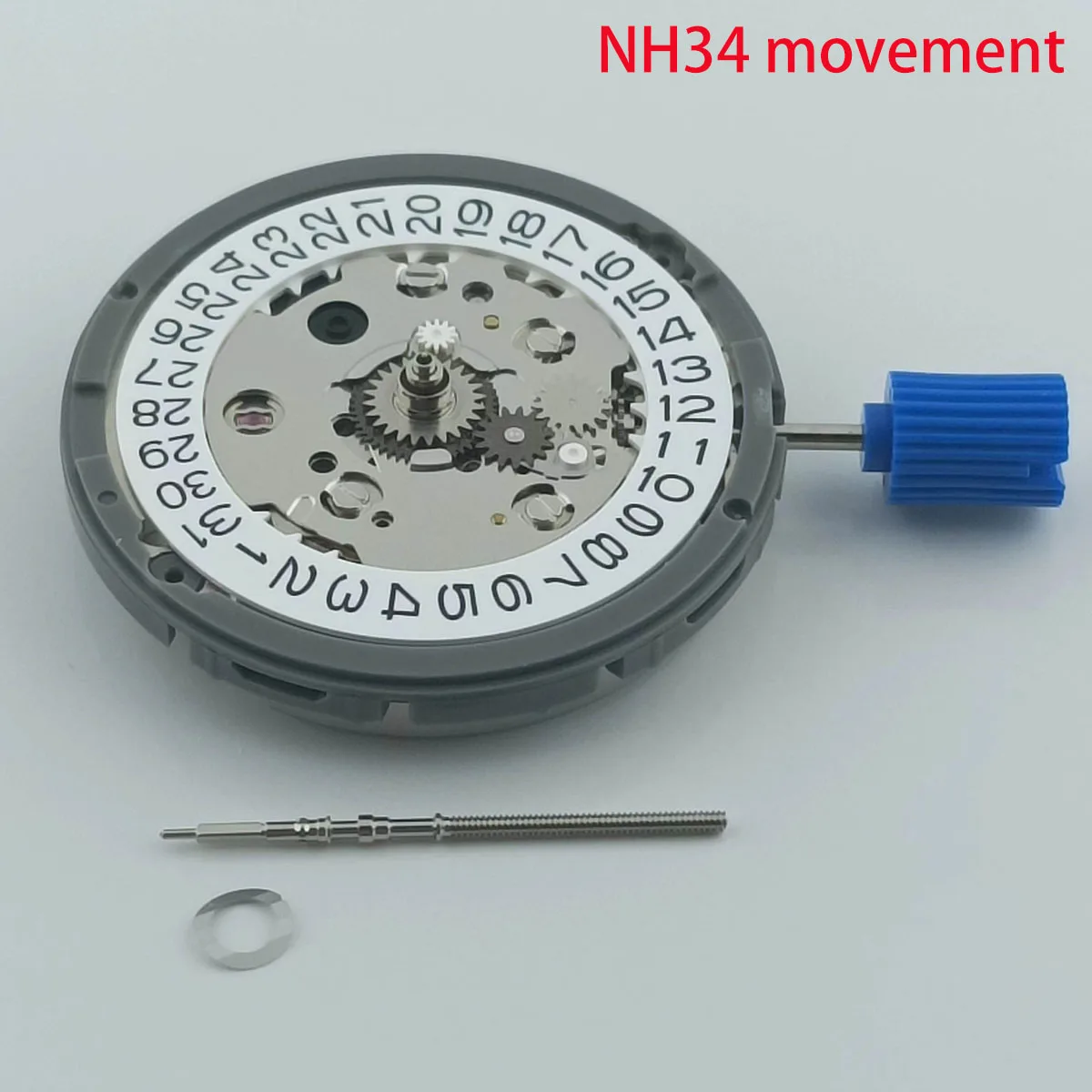 

NH34 Watch Movement GMT Original Japan Mechanical Automatic Date at 3 o'clock Self-winding High Accuracy Watches Repair Tool