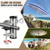 1pcs Outdoor Terrace Umbrella Clip Deck Bench Partner Frame Fixed Clip Railing Boat Pole Fence Wild Dining Table Fixed Fixture 6