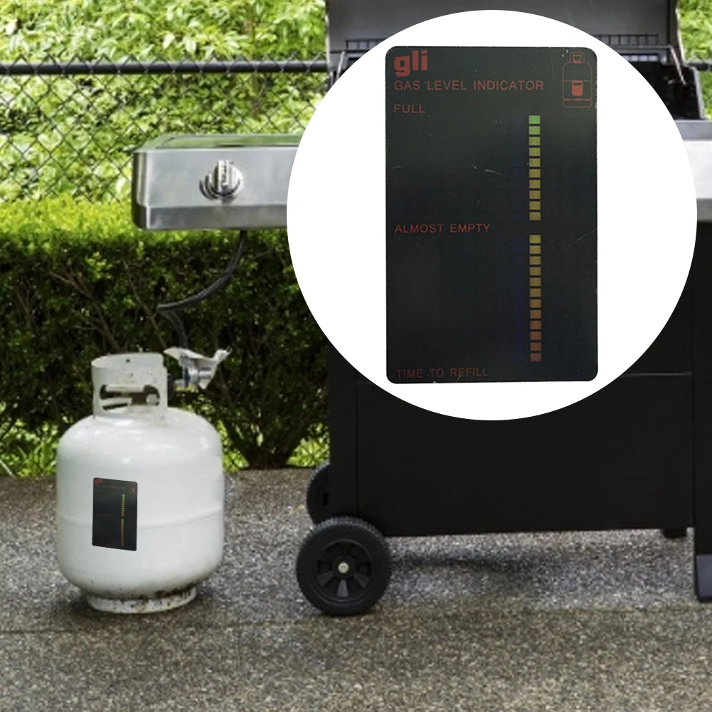 Propane LPG Fuel Gas Tank Level Indicator Magnetic Gauge Caravan Bottle Temperature Measuring Stick Gases Measuring Devic gas tank level indicator