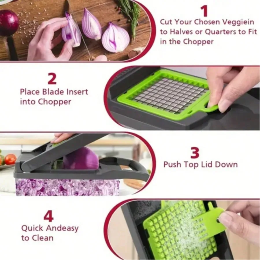 6-in-1 Vegetable Chopper Slicer 5
