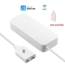 

Tuya Smart Life Water Leakage Alarm Independent Wifi Leak Sensor Detector Flood Alert Overflow Home Security Automation System