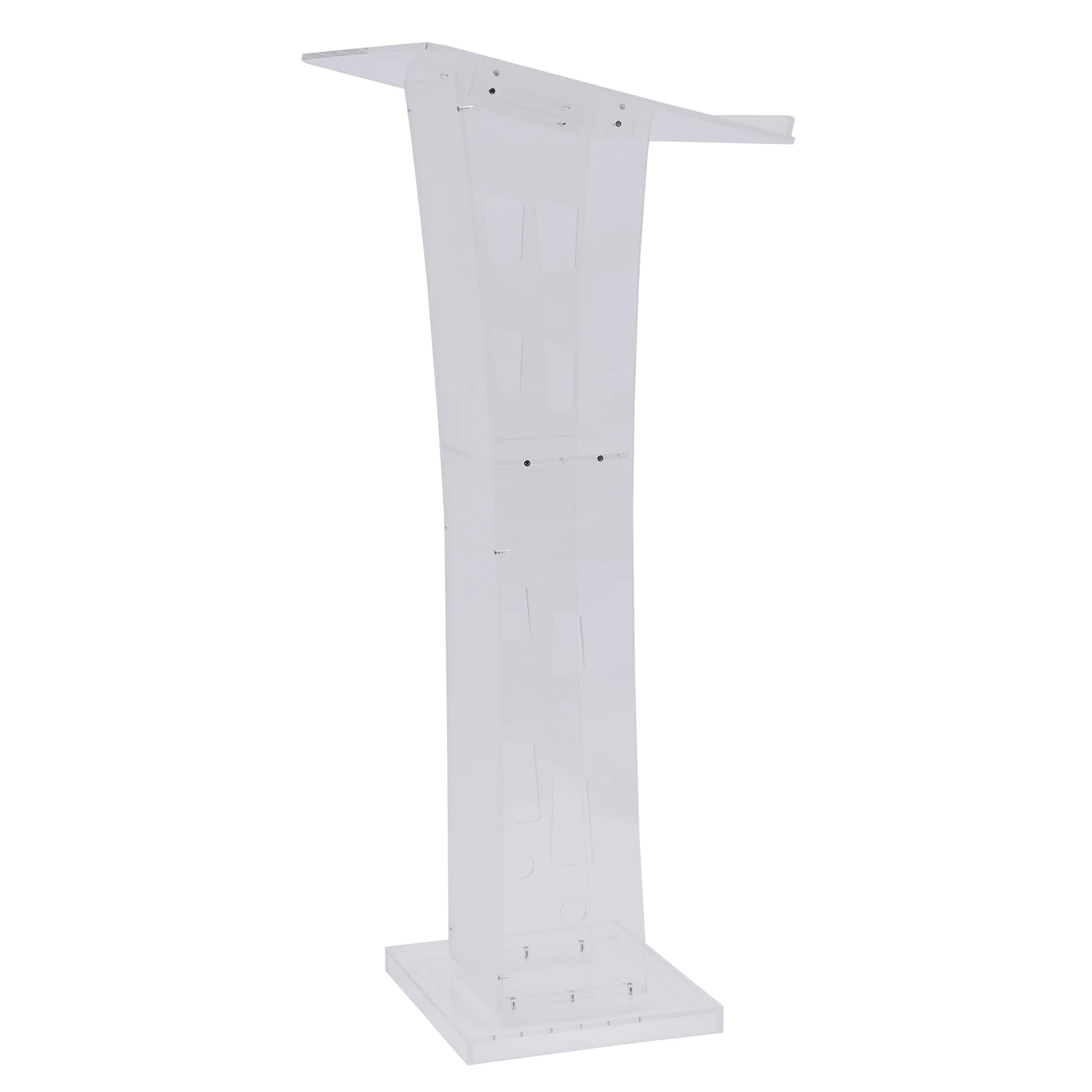 Acrylic Clear Lectern Stand Plexiglass Podium Churches Pulpits Office Podium