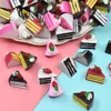 10PCS Dollhouse Miniature Resin Triangle Cakes Doll Simulation Mini Bakery Bread DIY Kitchen Accessories 6