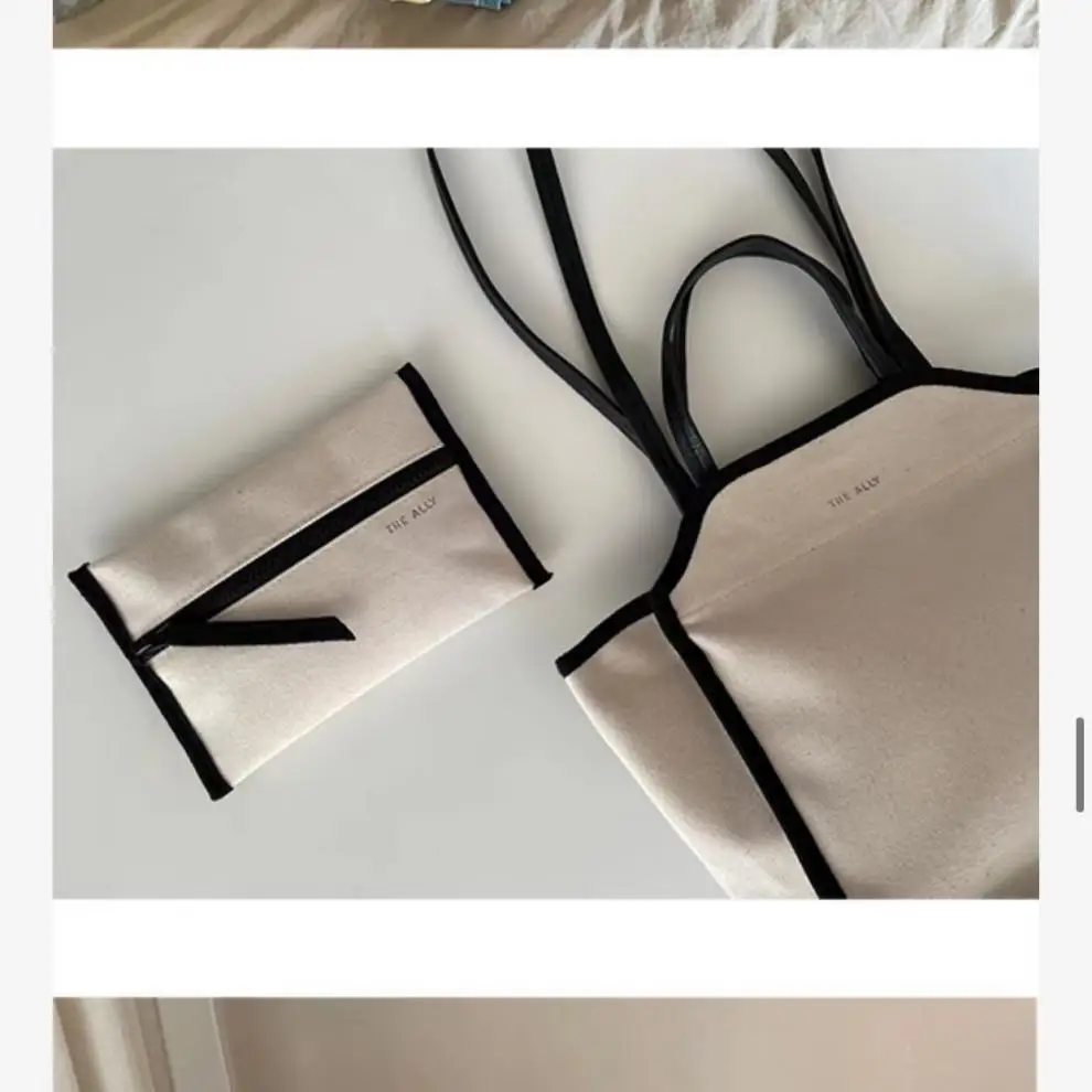 Description Picture 4 of itemCanvas Mommy Shoulder Bags Baby Nappy Bags for Newborn Diaper Organizer Pouch Babies Accessories Stroller Tote Bags Mom Handbags