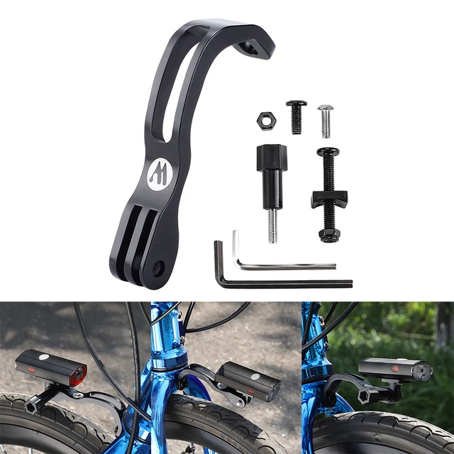 Support d'éclairage avant pour vélo, support de lampe, support de caméra,  support de fourche de vélo pliable Bromsilice, accessoires de vélo -  AliExpress