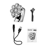 Kemei 8 Heads Electric Shaver 8D Men Rechargeable Rotary Beard Razor Waterproof Wet Dry Portable Mini Shaving Machine for Bald 6
