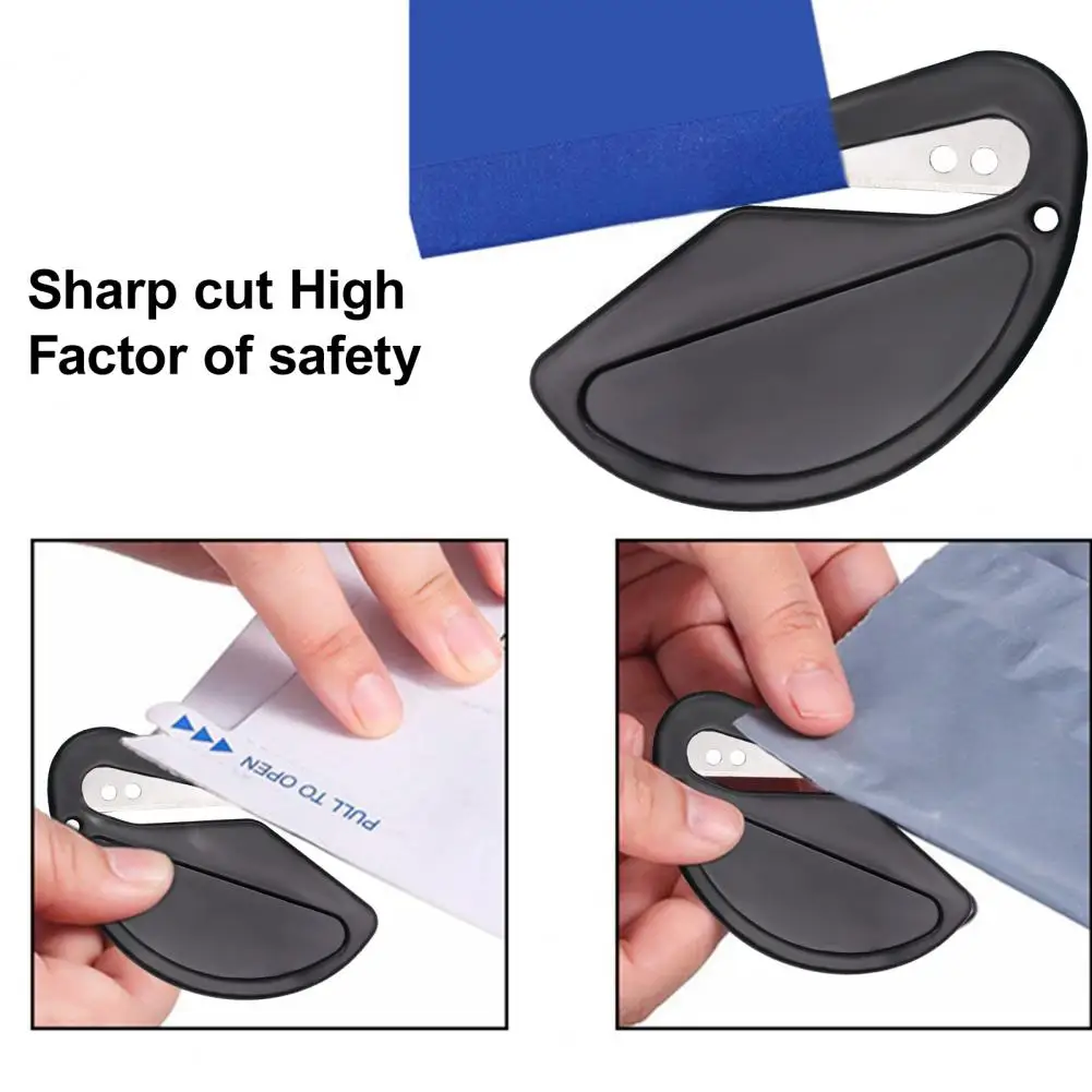 2Pcs/Set Letter Opener Plastic Mini Portable Pointy Tip Safe Sharp Efficient Mail Envelope Opener Cutter Home Office Supplies