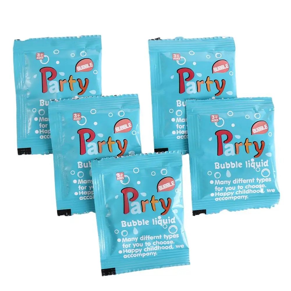 5Pcs 10Ml Soap Water Bubble Liquid Soap Just Add Water Concentrate Bubble Liquid Refill Solution Machine Parts