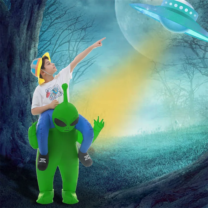 Cosplay New Halloween Props Children Adult Universal Inflatable Alien Costume Backman Fun Party Supplies Inflatable Costume