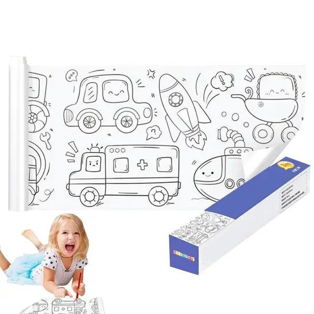 Coloring Roll Oversized DIY Table Wall Coloring Sheets For Kids Early Educational Painting Toys Suitable For