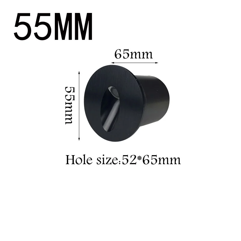 תאורת מדרגות LED ניתנת לכיוון, מנורת קיר אלומיניום 1W 3W מובנית, מנורת צעד LED למדרגות ולפינות, AC85-265V, תאורת קיר DC12V