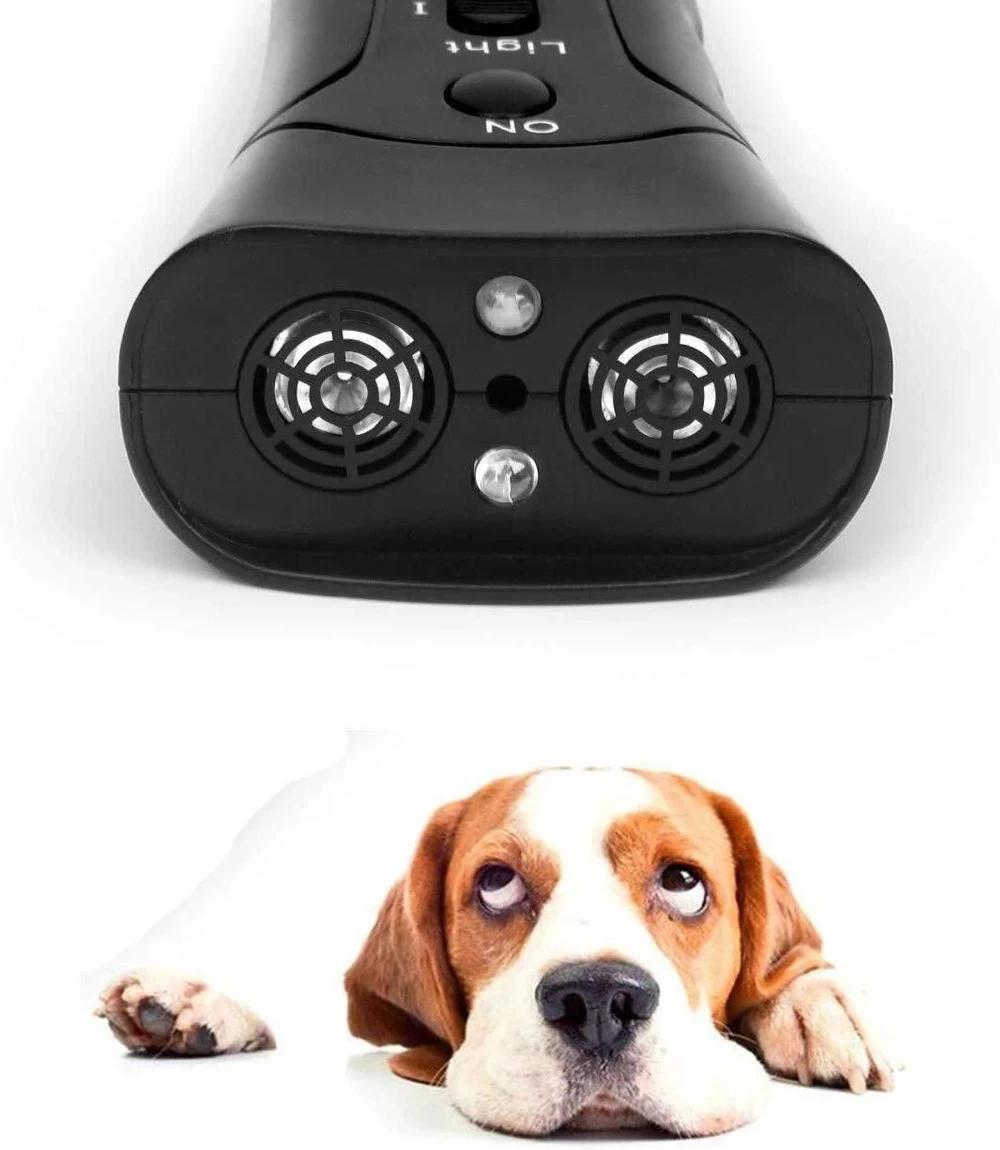 

Pet Anti Bark Ultrasonic Repeller Training Device Dogs Gentle Repellent Trainer With LED Flash Light Aggressive Behavior Control