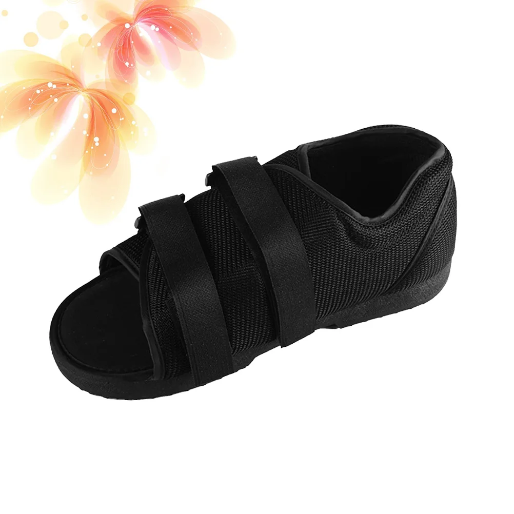 

Расширенная Регулируемая обувь, широкая хирургическая обувь после травм, деформированная обувь для большого пальца (черная мл)