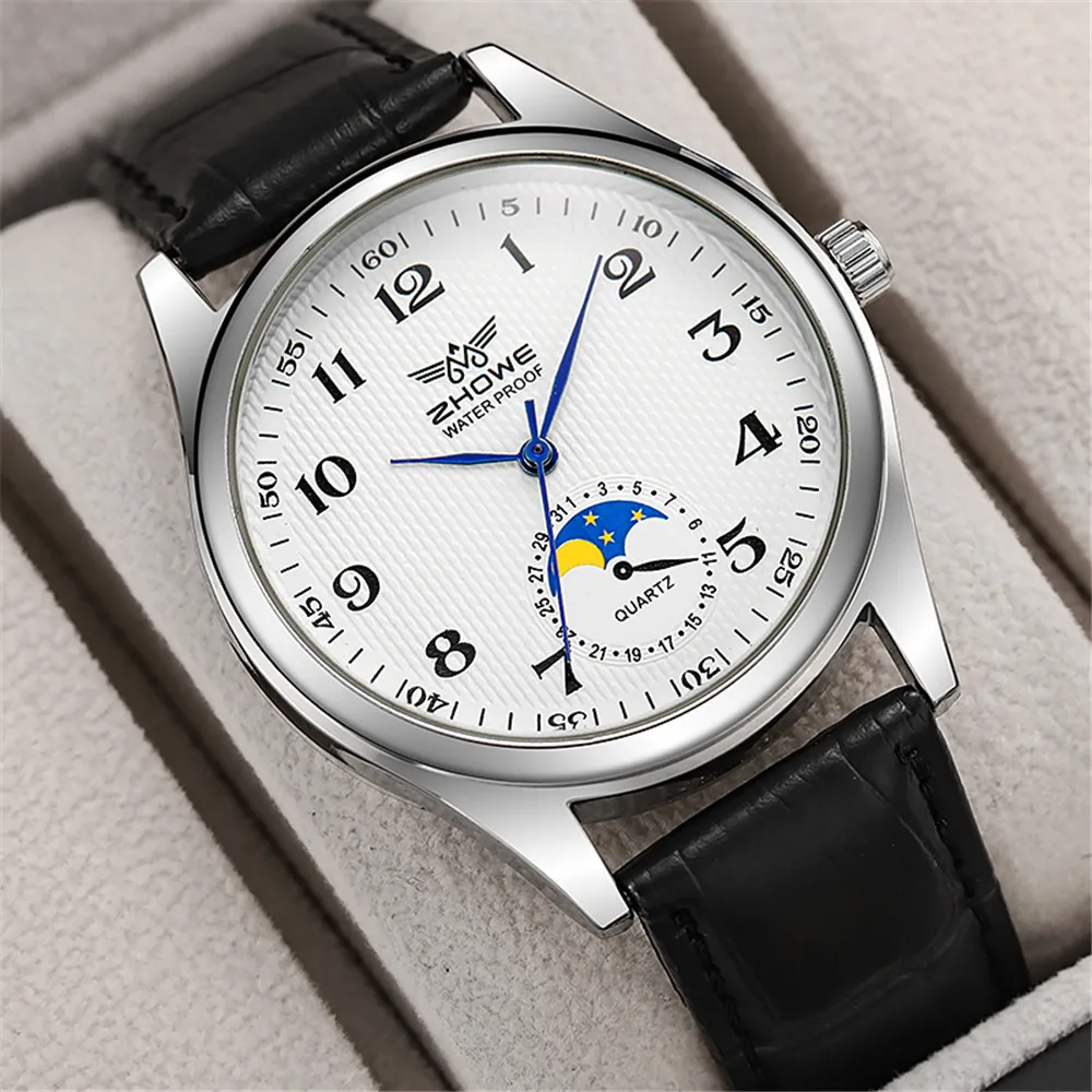 Fashion 2023 New Couple Watch Simple Calendar Digital Quartz Watch Casual Stainless Steel Silver Ladies Clock Dress Watch