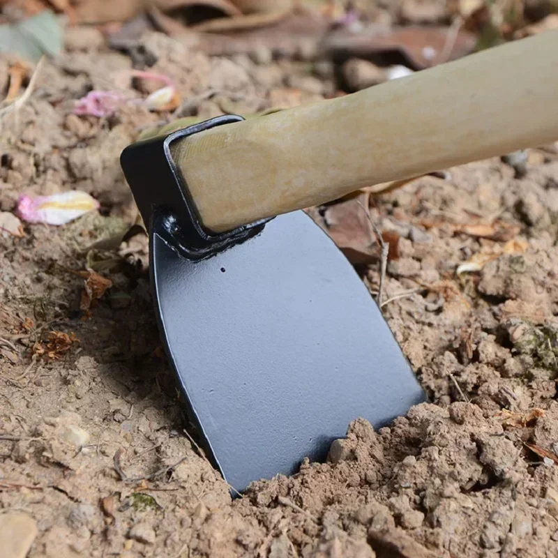 1pc Garden Hoe Tool Durable Gardening Farm Agricultural Tool Vegetable Gardening Hoe Multi-function Outdoor Weeding Hand Tool 3
