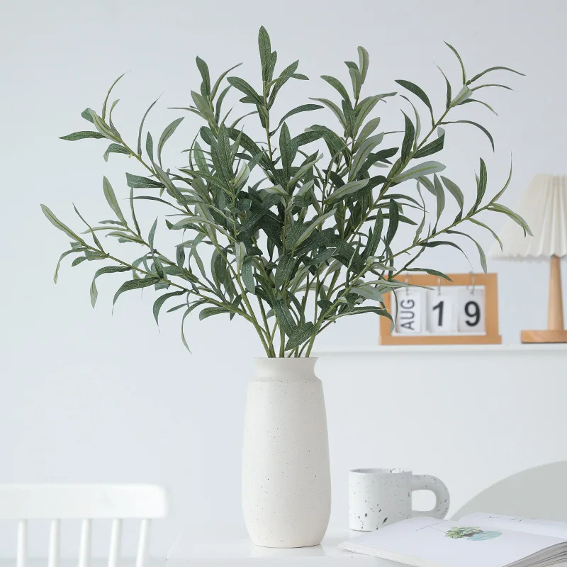 Artificial Olive Leaf Branch Stems 1