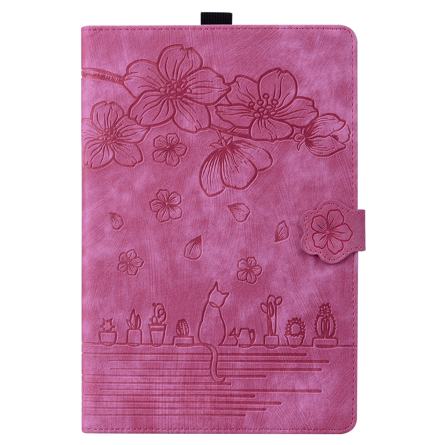 Sakula Cats Leather Case - Elegant Cat Design in Premium Leather