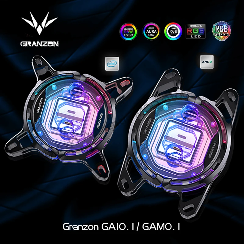 Granzon Am5 Cpu Block 1700 Per Lga 115X X99 20Xx Ryzen 3/5/7/9 3600 Am3 Am4 X470 X570 Cpu Water Cooler 0.15Mm Extreme Waterway