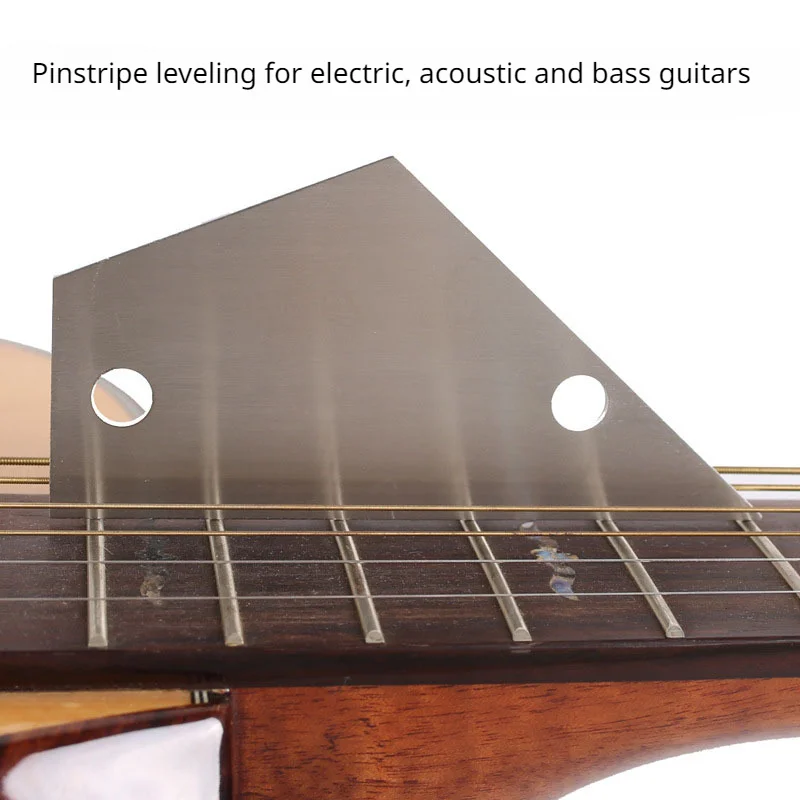 1 Piece Fret Leveling Tool Guitar Bass Neck Fingerboard Measuring Ruler