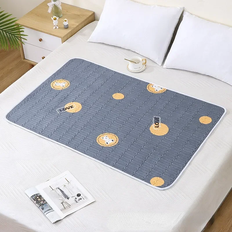 Mattress Urine Mat Baby Products Waterproof Washable Cartoon Bed Protector Diaper Bedding Urine Pads Cloth Breathable