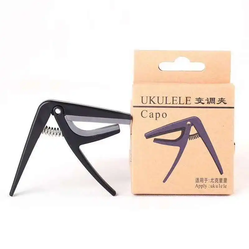 Professional Ukulele Capo Single-Handed Quick Change Ukelele Capo Electric Guitar Parts & Accessories Capotraste Guitarra guitar capo guitar accessories