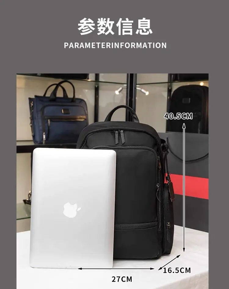 Borsa a tracolla da donna 196600, zaino business di grande capacità, alla moda, casual, versatile, impermeabile, per computer - immagine 5