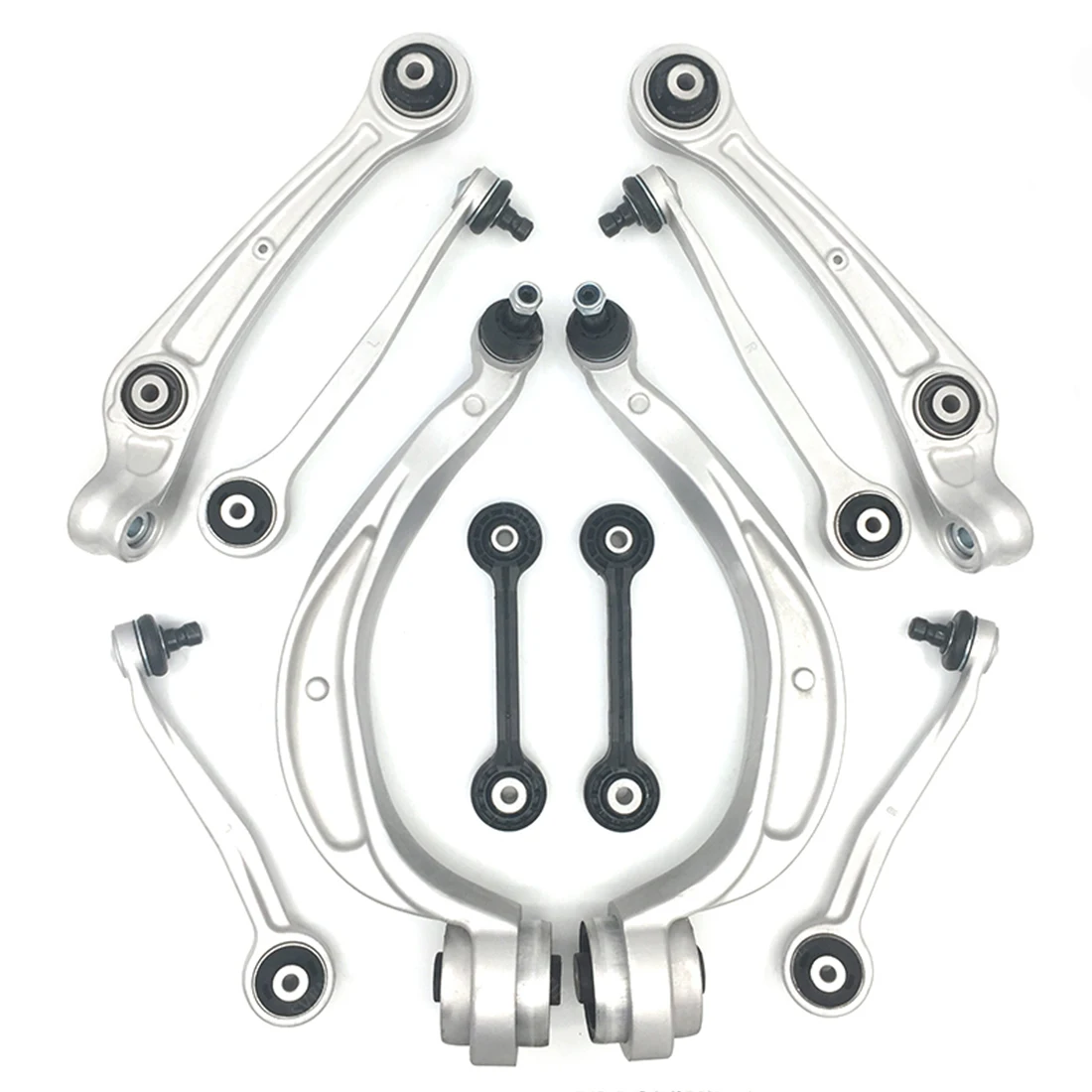 

AzbuStag 10 Pcs Front Upper Lower Rear Left Right Control Arm and Ball Joint for Audi A4 A5 S4 S5 2012 2013 2014 2015