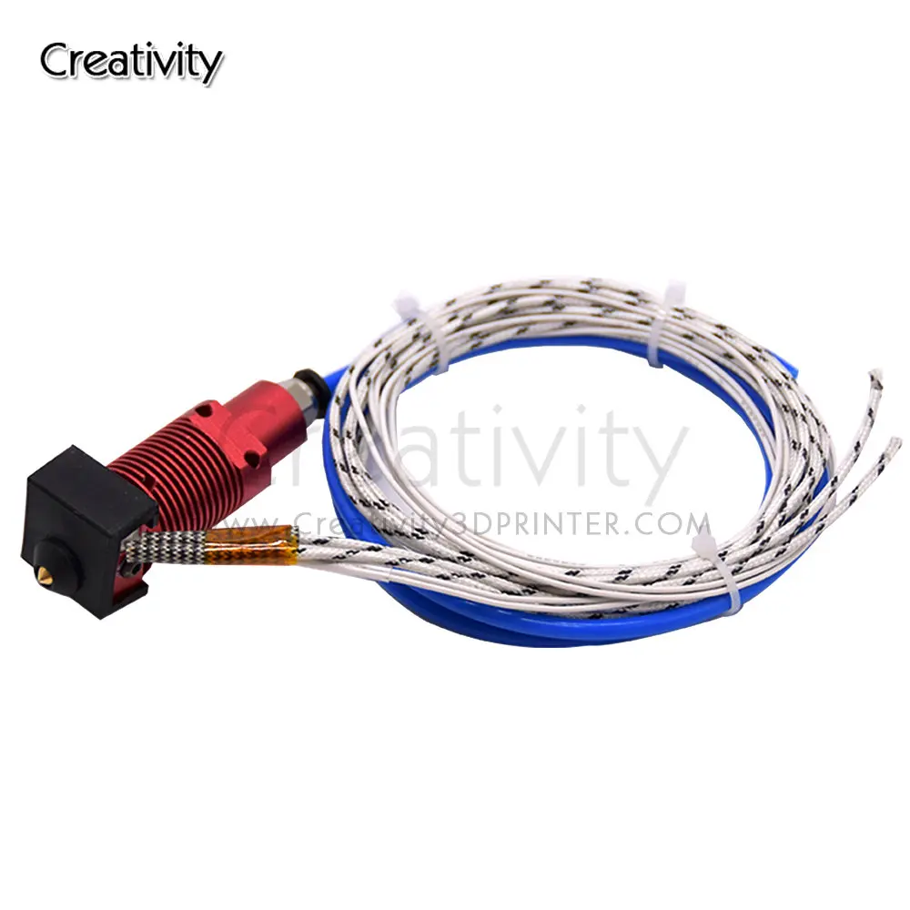 Bloco de Calor de Alumínio do Jogo de Hotend de Ender3 Cr10 J-head com Termistor do Calefator para Ender3v2 Cr10s Pro Cr10 v2 Hotend Bocais de 0.4 mm - Imagem 2