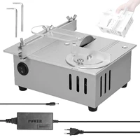 96W Table Saw Multifunctional Electric Desktop Saws 7 Gears Adjustable Woodworking Bench Saw Small Household DIY Cutting Machine 1
