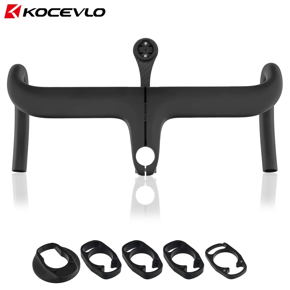 KOCEVLO-Manillar integrado de carbono para bicicleta de carretera, piezas de manillar de ciclismo con espaciadores, Sunpeed