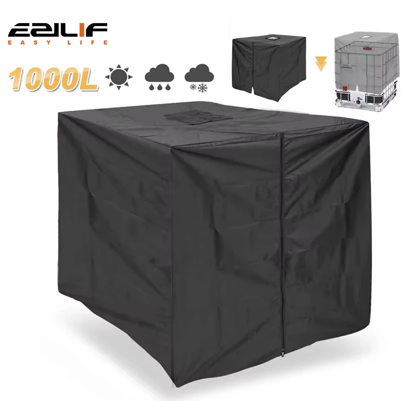 210D waterproof dust cover rainwater tank Oxford cloth UV protection cover garden box IBC container protective