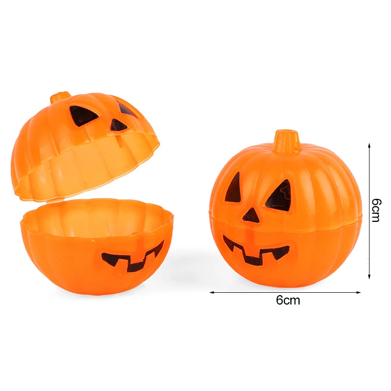 20/40Pcs Halloween Glow in The Dark Bouncy Balls with Pumpkin Gift Box Halloween Party Kids Trick or Treat Favors Goodie Fillers