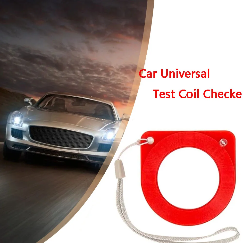 

Car Universal Car Chip Induction Coil Detector ECU Detection Coil Anti-Theft Coil Detection Induction Detection Card Tool Red