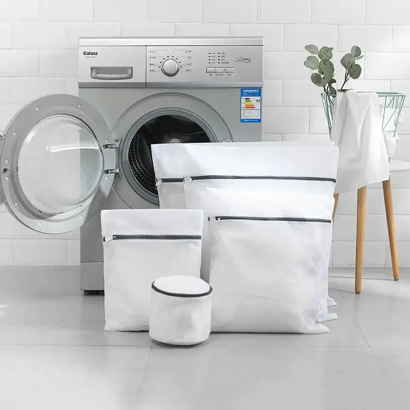 Laundry bags Laundry Bags Printing Fine Mesh Clothing Care and Washing Bag Set Large Mesh Bra Washing Clothes Net Bag