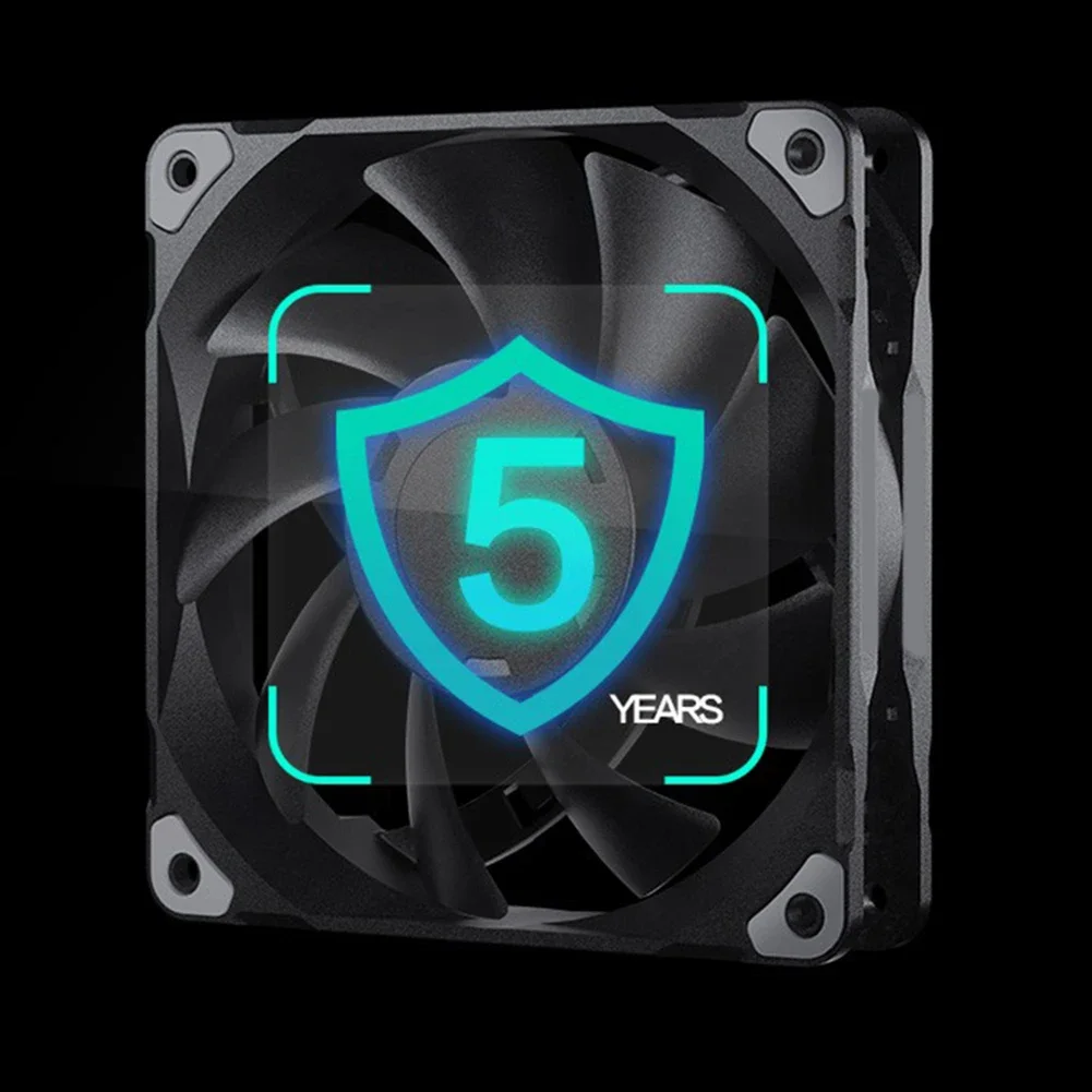 140mm PC Case Fan 12V 4Pin PWM Silent Cooling Fan 1800RPM Hydraulic Bearing for Computer Chassis Case Radiator CPU Cooler