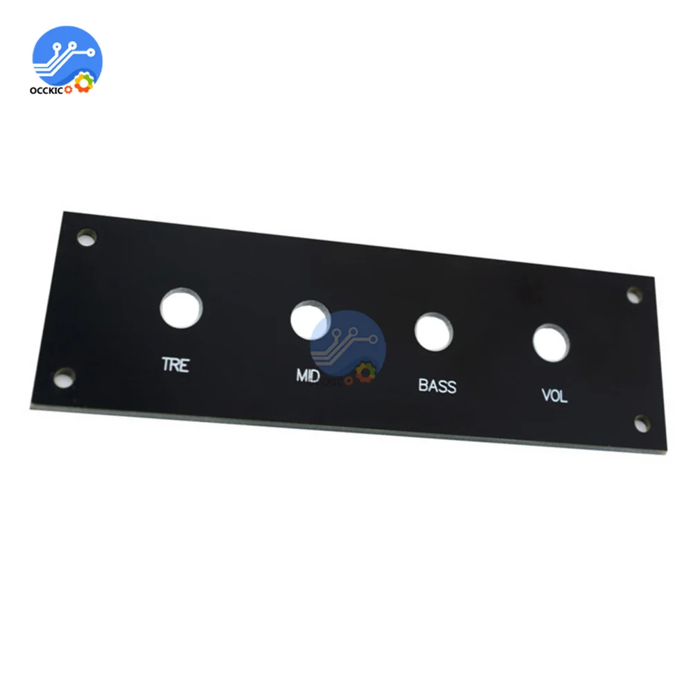 Cable Adapter 11.9x3.6cm RCA Terminal Wall Panel Plate Input Phono Chassis Socket Audio Adapter for NE5532 Active Tone Board Companion Panel