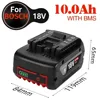 Battery de remplacement pour BOSCH Professional, 18V, 18650, 4,0 Ah, 5,0 Ah, 6,0 Ah, ProCORE 18V lithium battery BAT609, BAT618 3