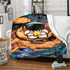 Explore the Universe Planet Soft Plush Blanket Flannel Cover Blanket Suitable for Living Room, Bedroom, Sofa, Picnic Cover 2