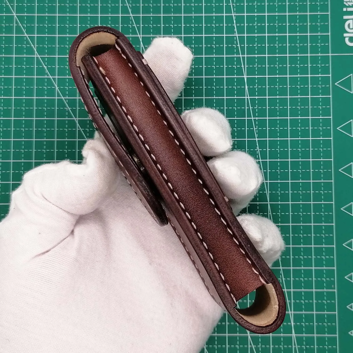 Pair Hand Made Leather Sheath Pouch for 111mm Victorinox Swiss