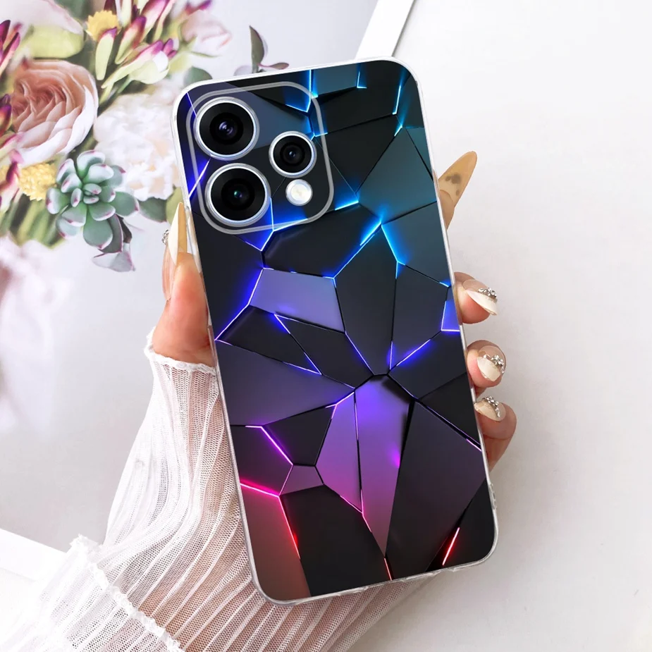 Colorful Flowers Painted Soft Slim Phone Case
