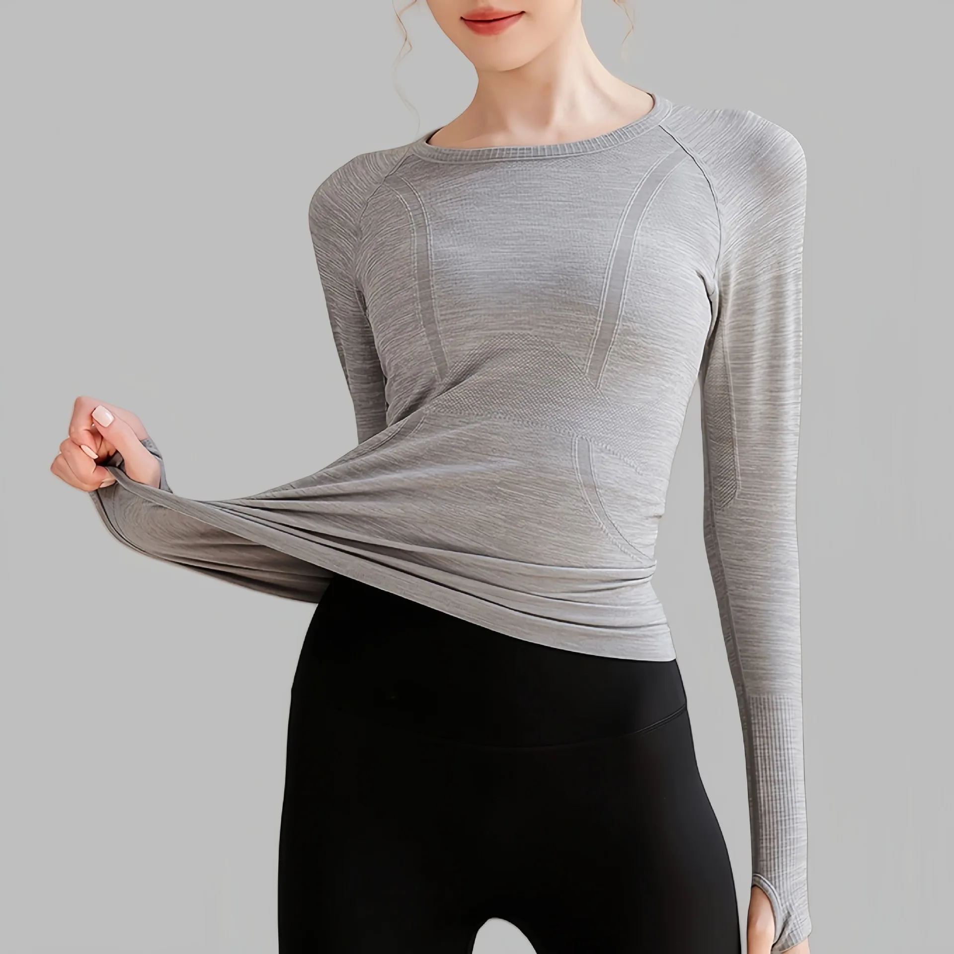 Yoga clothes tops women tight-fitting running fitness clothes sports T-shirts