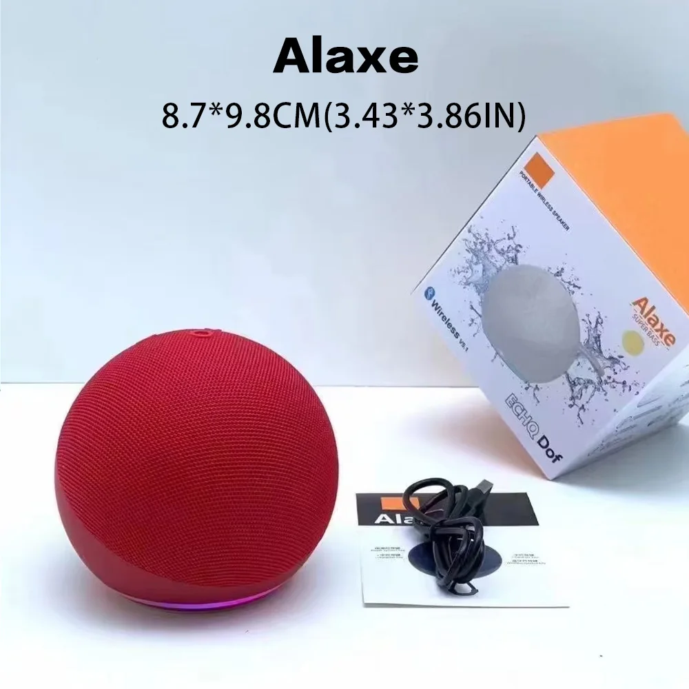 Altoparlante Bluetooth Alaxe Subwoofer altoparlante interno esterno compatto e potente con suono di alta qualità e design mini desktop