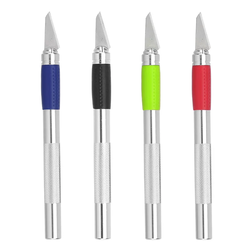1PC Metal Scalpel Pocket Knife Non-slip Cutter Engraving Craft Knives for Mobile Phone Laptop PCB Repair Hand Tools