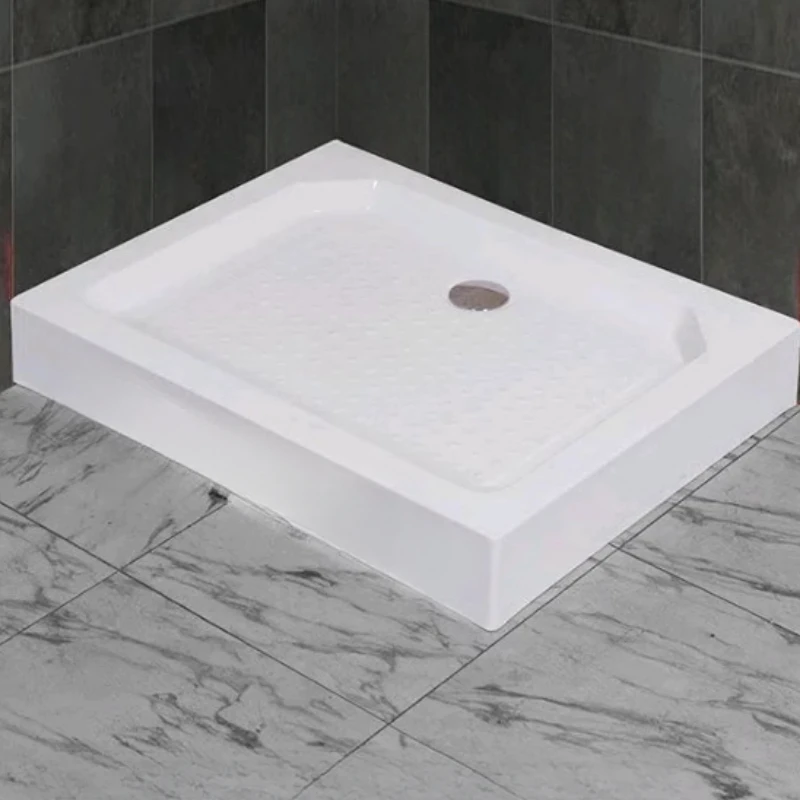 Square/Rectangle Style Acrylic Bath Shower Tray Bottom Base For RV Boat House Thickened Anti Slip