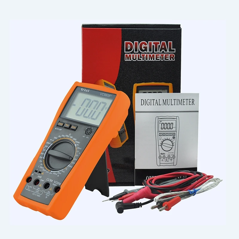 VICI VC9808+ Digital Multimeter Smart Auto Range 1000V 20A Ohm Hz Capacitance Inductance hFE Diode Meter AC DC DMM Multitester images - 6