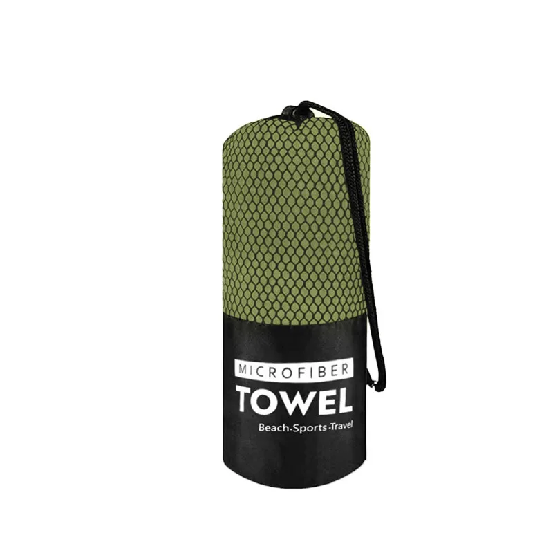 High Quality Microfiber Quick-Dry and Ultra-Absorbent Towel with Portable Bag for Gym, Beach, Yoga, Camping, and Travel