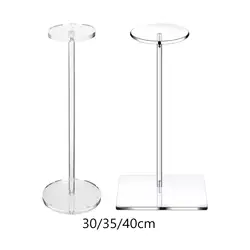 Acrylic Hat Stand Hat Display Rack Clear Wig Stand Freestanding Baseball Hat Rack for Jewelry Various Hats Wig Cowboy Hat Market