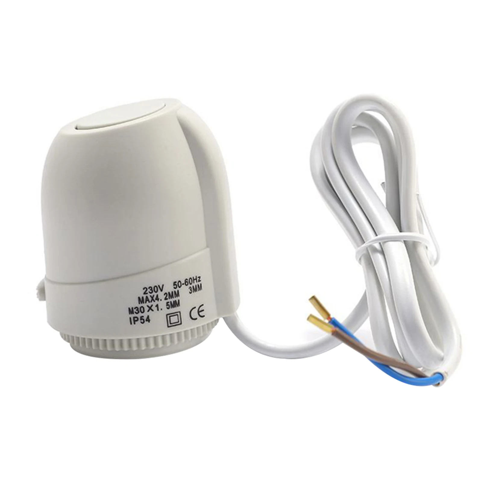 

Durable Water Floor Heating Electric Actuator Thermostatic Controller IP54 Protective Housing Anti Flammable PC Housing