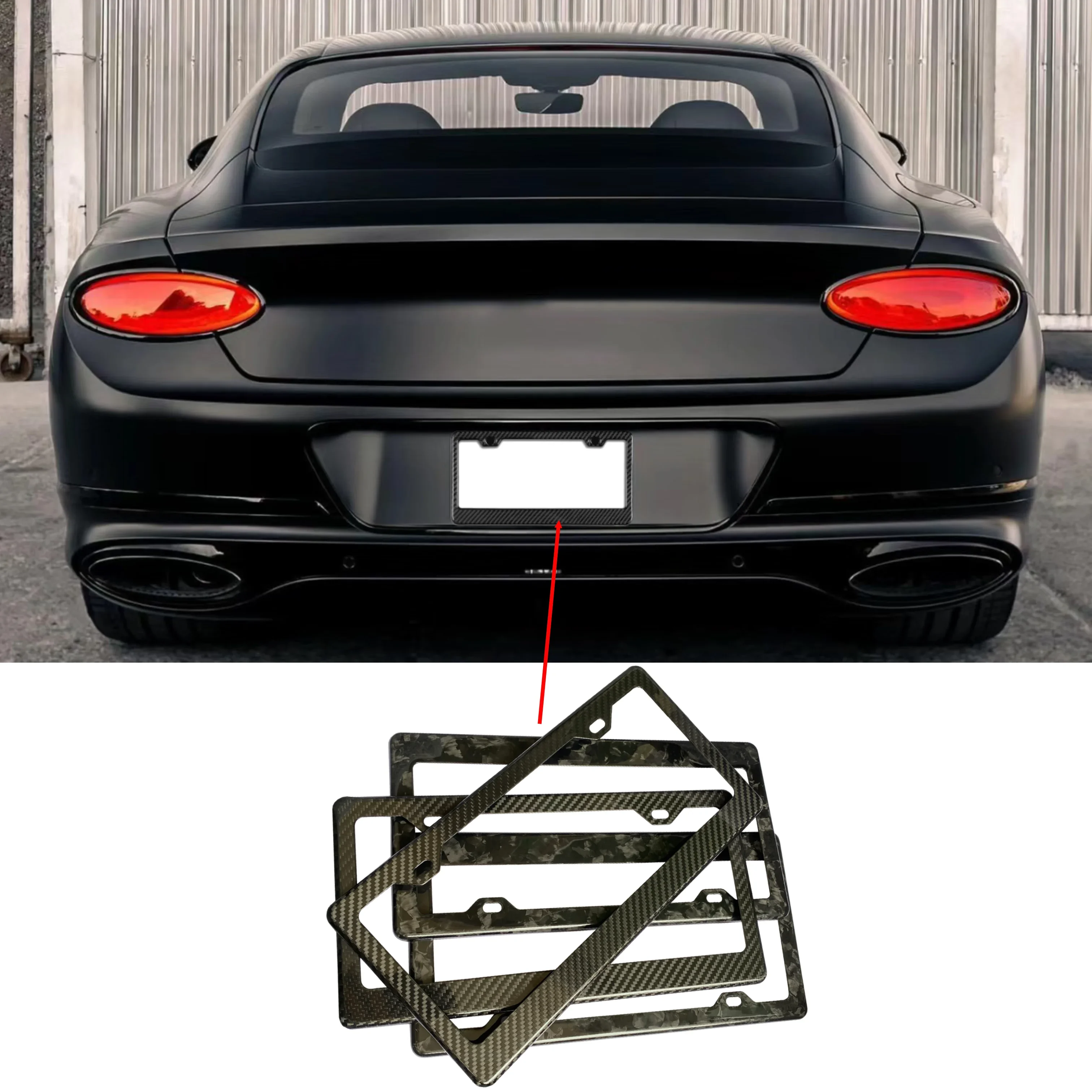 

Carbon fiber American car license plate frame forged carbon fiber license plate frame car license plate frame for Bentley