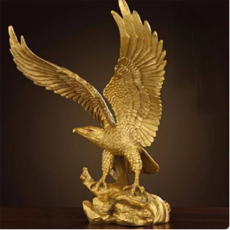 

Pure Copper Great Exhibition Eagle Ornament Office Spread Wings Living Room Home Decorative Crafts